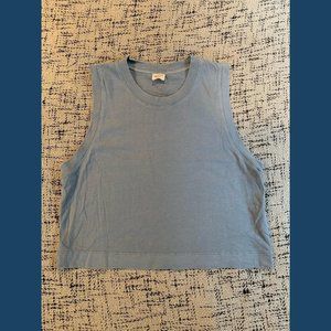 Aritzia Wilfred Weekend Tank in dune blue, size small